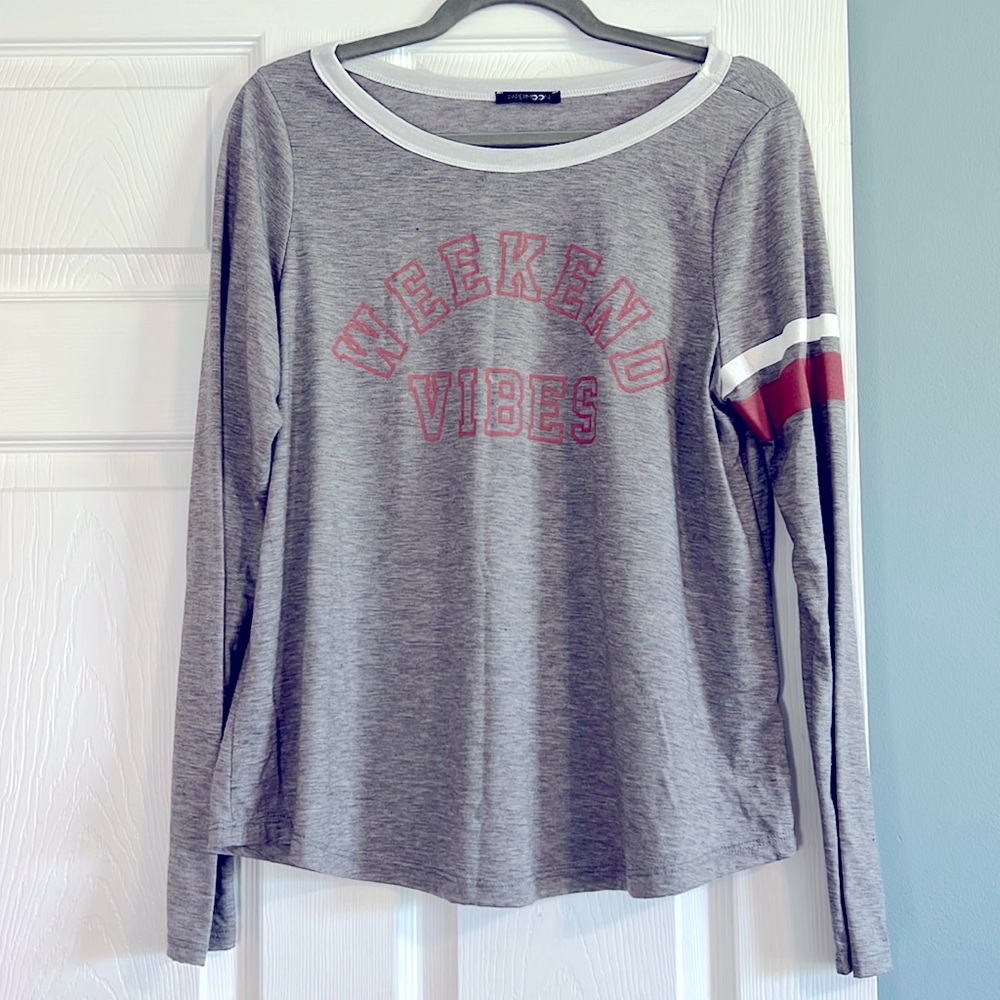 Papermoon Weekend Vibes soft long sleeve tee